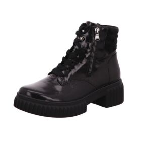 Дамски боти на танк NALA BOOT лак черни