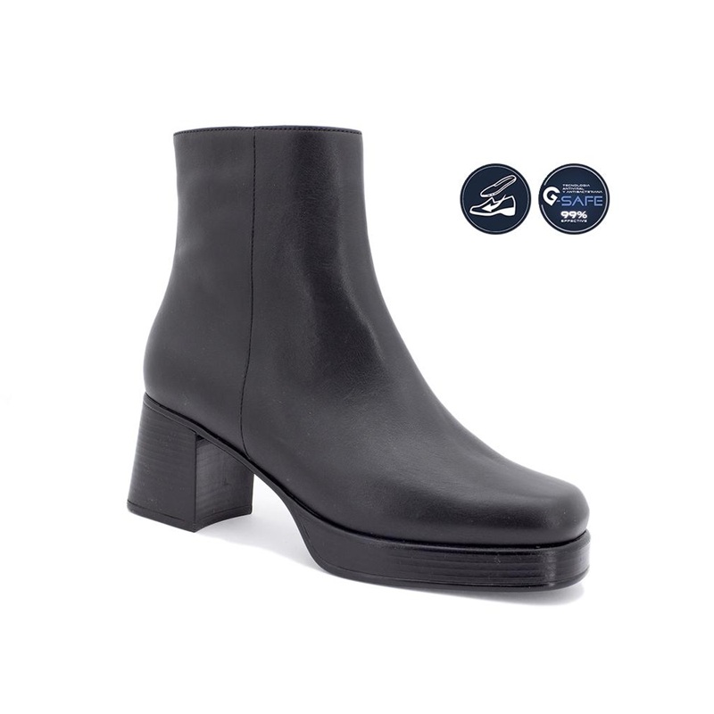 Удобни дамски боти PSB 255503 HEEL BLK