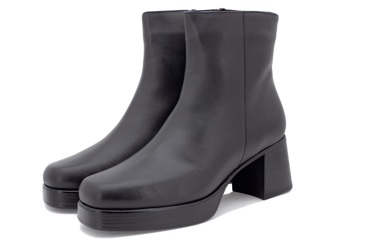 Удобни дамски боти PSB 255503 HEEL BLK