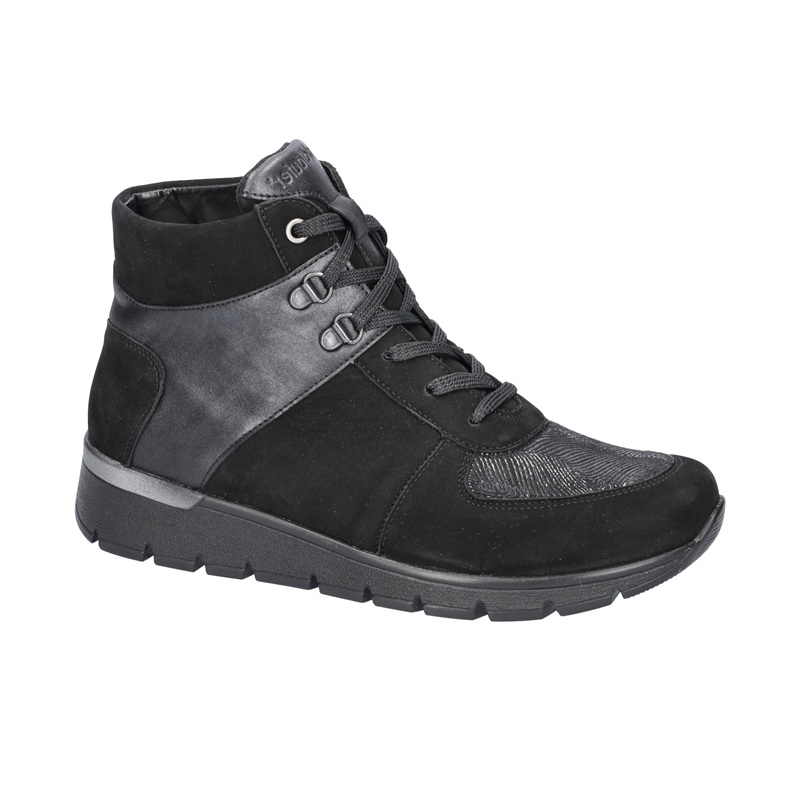 Удобни дамски боти RAMONA BOOT ORTHO BLK