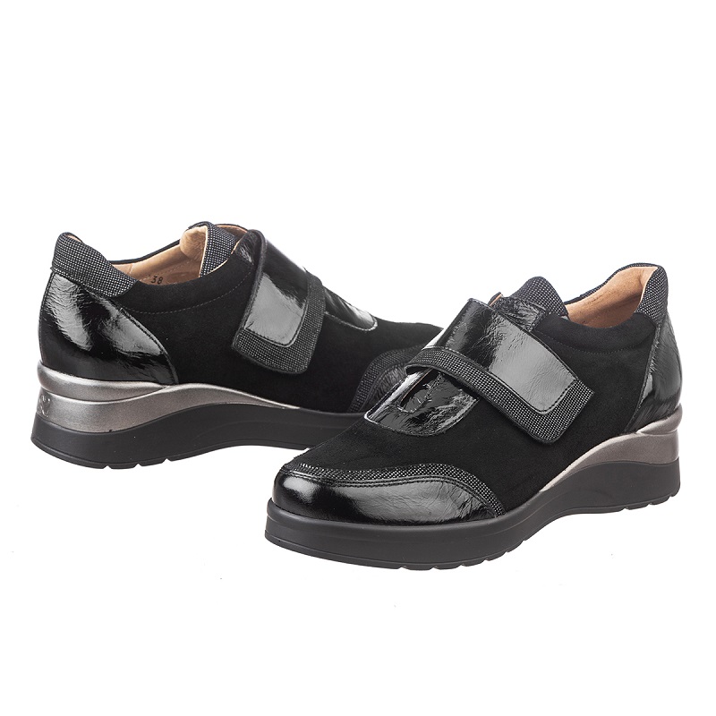 Удобни дасмки обувки велкро PSО VLCR BLK 235752