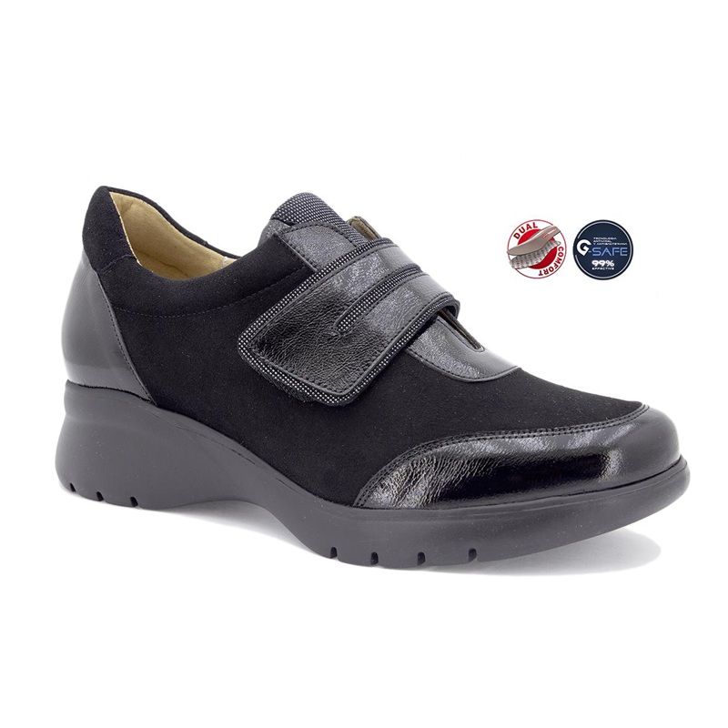 Удобни дамски обувки PSO 255852 VLCR BLK