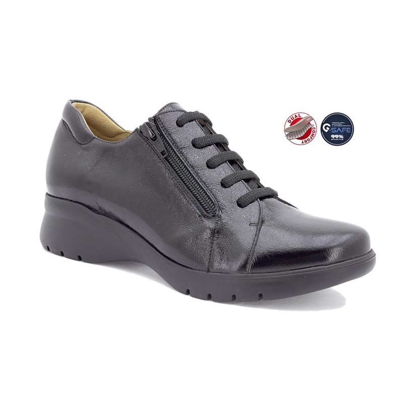 Удобни дамски обувки PSO 255855 LCS BLK