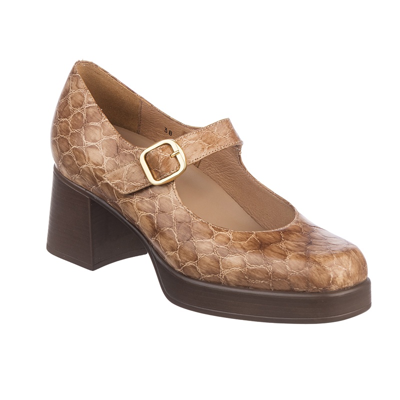 Удобни дамски обувки PSO 255493 MJ CAMEL