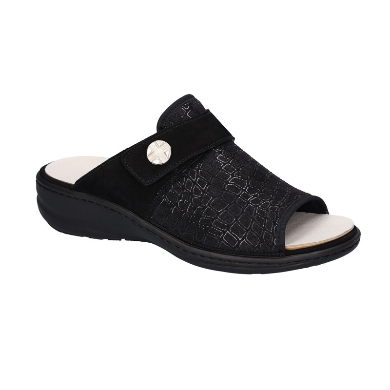 Удобни дамски чехли HERIA SLIDE ORTHO BLK