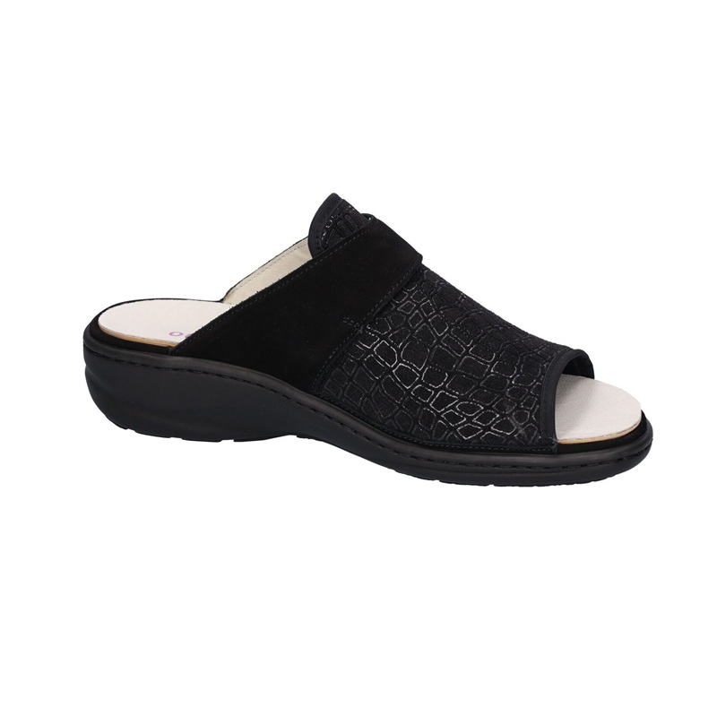 Удобни дамски чехли HERIA SLIDE ORTHO BLK