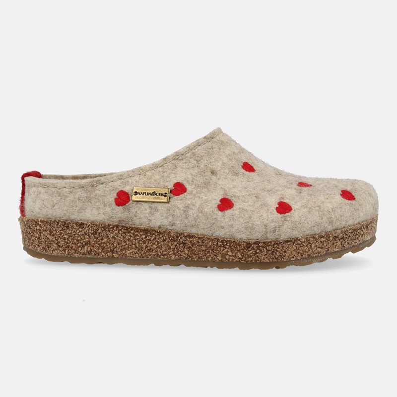 Удобни домашни пантофи HF CUORICINI BEIGE