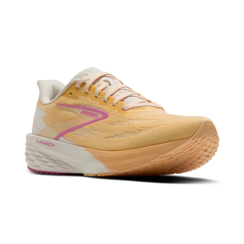 Удобни дамски маратонки Brooks LAUNCH WM YELLOW